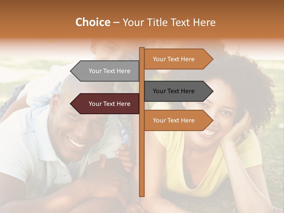 A Group Of People Laying On Top Of A Grass Covered Field PowerPoint Template