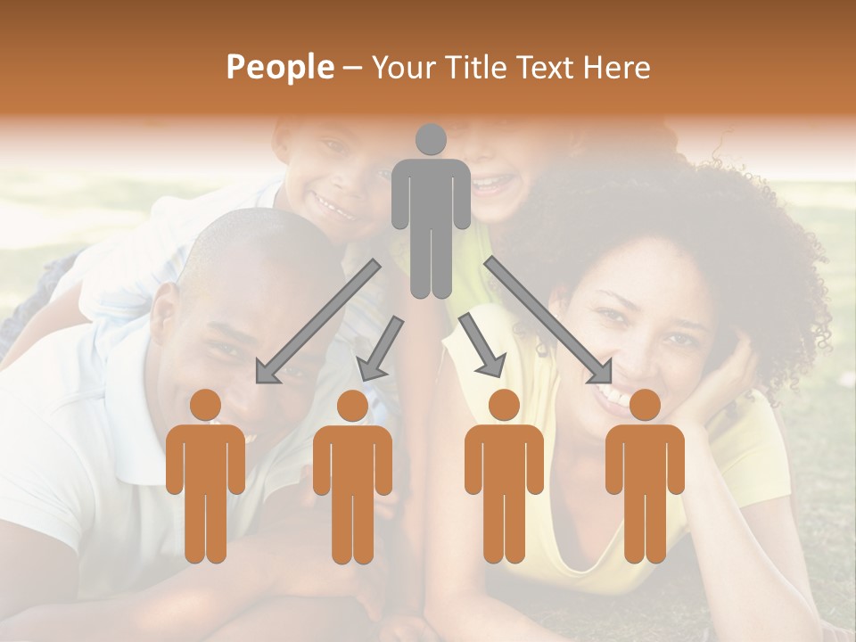 A Group Of People Laying On Top Of A Grass Covered Field PowerPoint Template