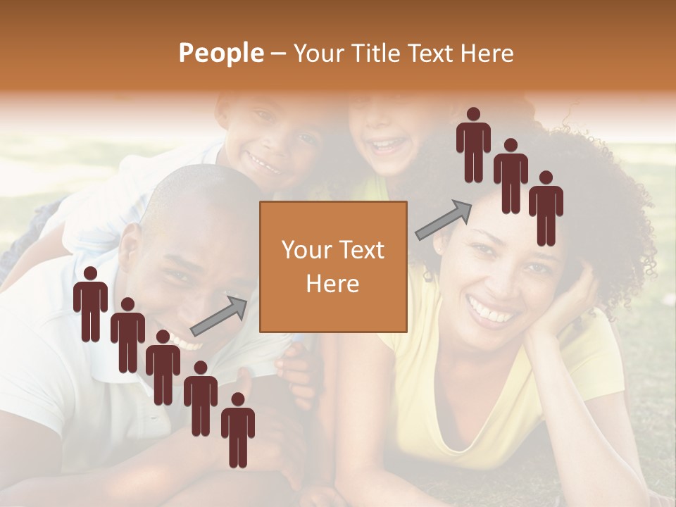 A Group Of People Laying On Top Of A Grass Covered Field PowerPoint Template