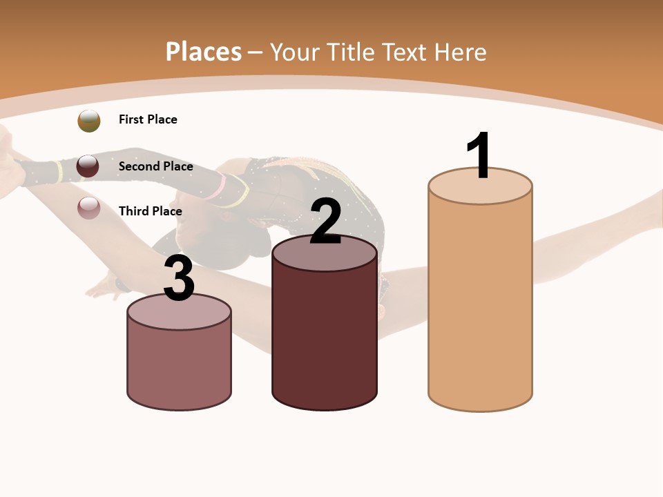 Life Cheerful Girl PowerPoint Template