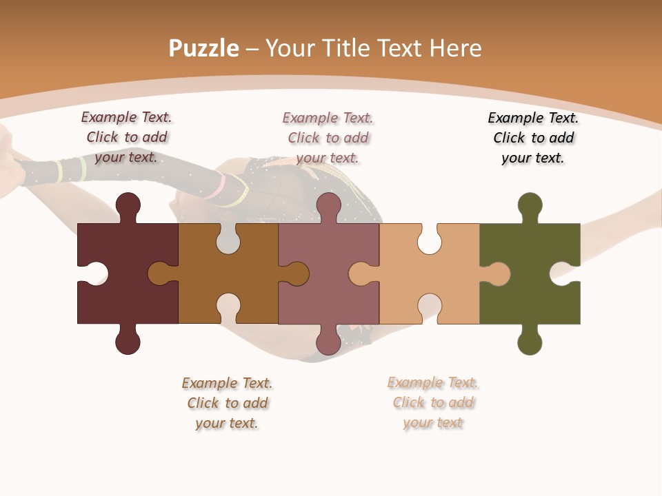 Life Cheerful Girl PowerPoint Template