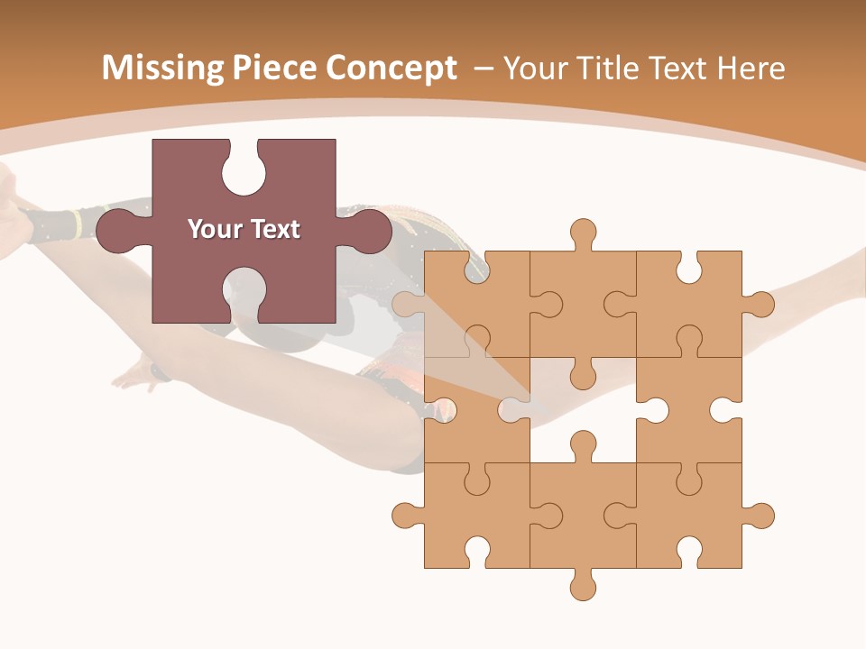 Life Cheerful Girl PowerPoint Template