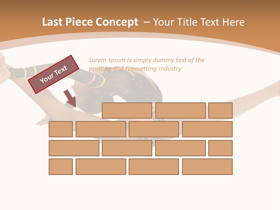 Life Cheerful Girl PowerPoint Template