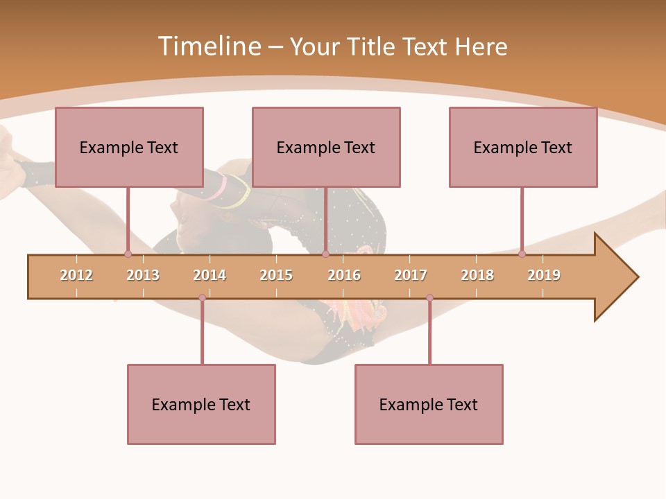 Life Cheerful Girl PowerPoint Template