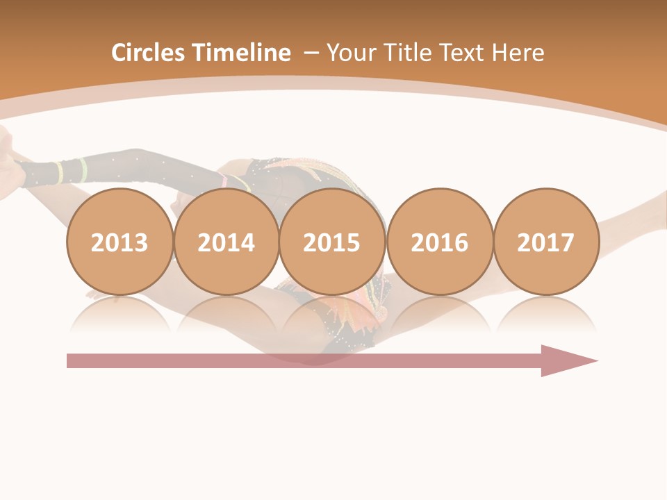 Life Cheerful Girl PowerPoint Template