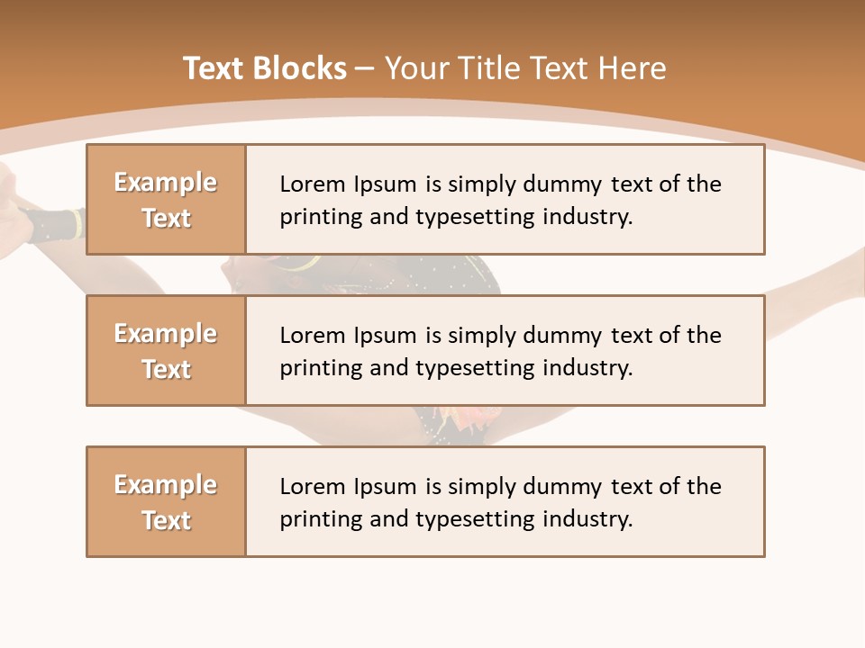Life Cheerful Girl PowerPoint Template