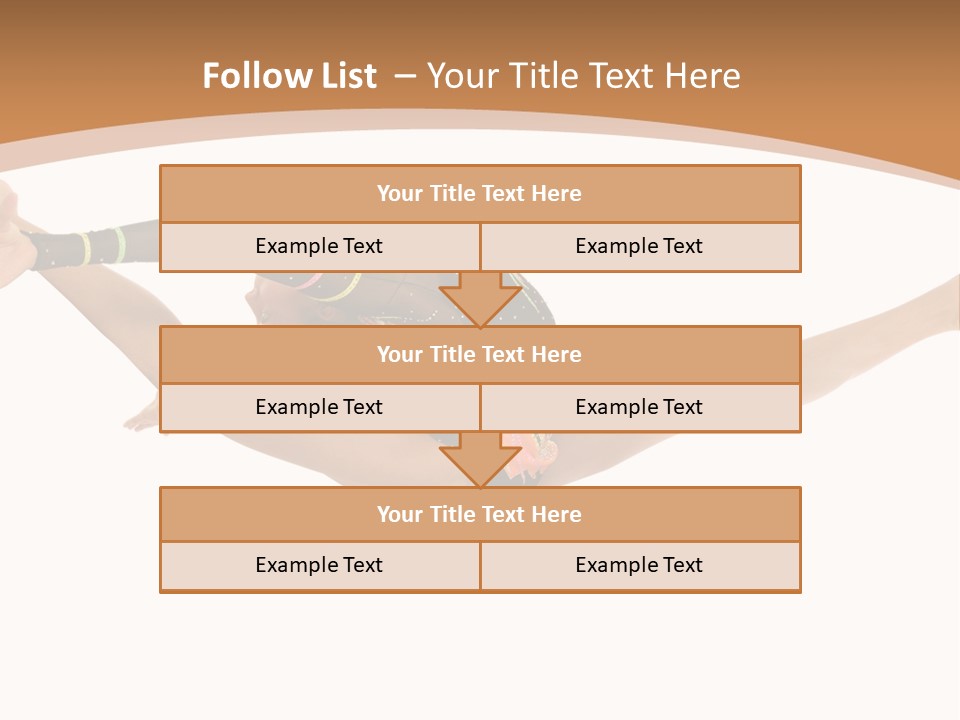 Life Cheerful Girl PowerPoint Template