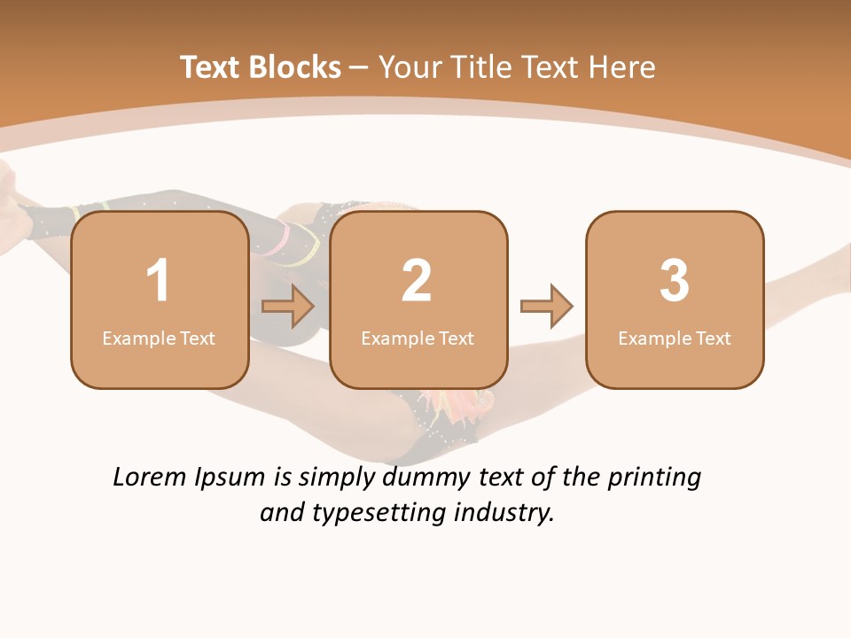 Life Cheerful Girl PowerPoint Template