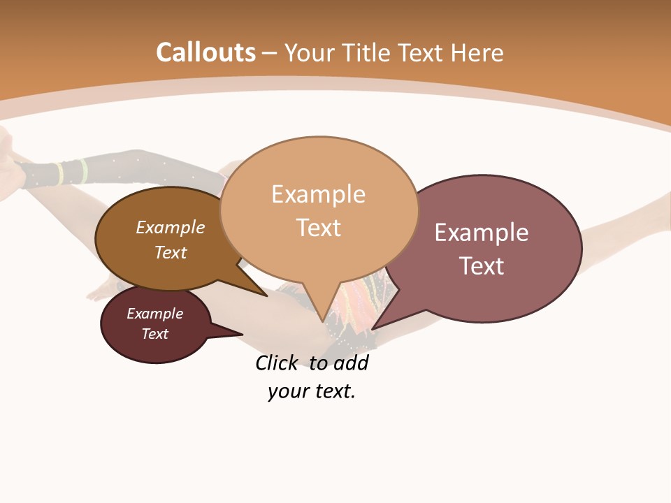 Life Cheerful Girl PowerPoint Template