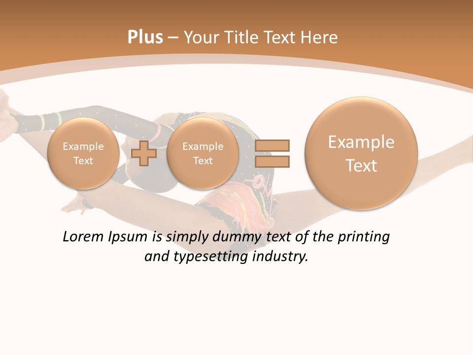 Life Cheerful Girl PowerPoint Template