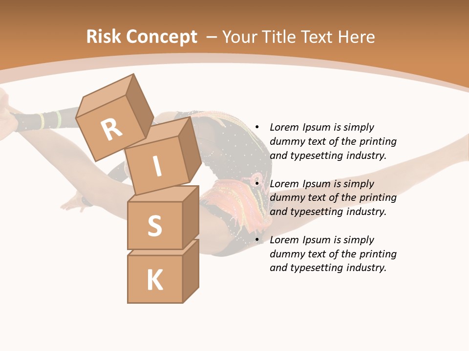 Life Cheerful Girl PowerPoint Template