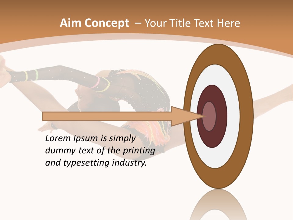 Life Cheerful Girl PowerPoint Template