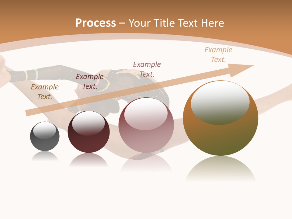 Life Cheerful Girl PowerPoint Template