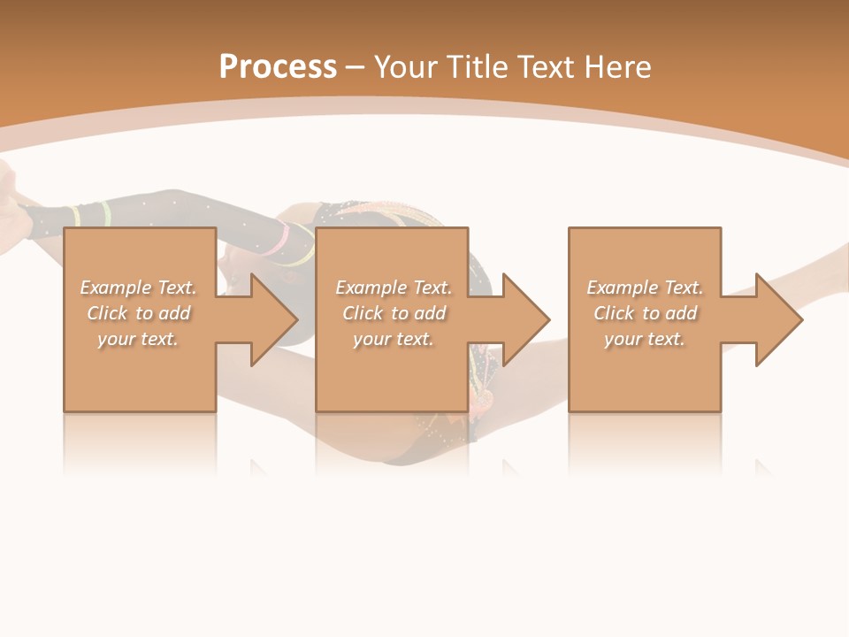 Life Cheerful Girl PowerPoint Template