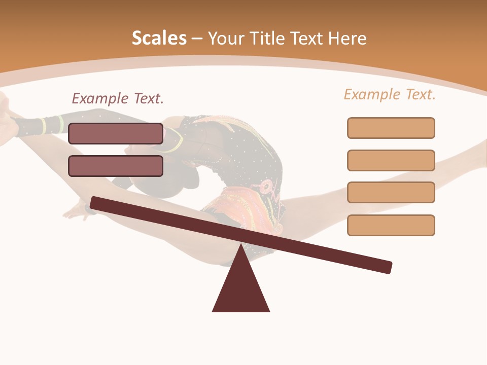 Life Cheerful Girl PowerPoint Template