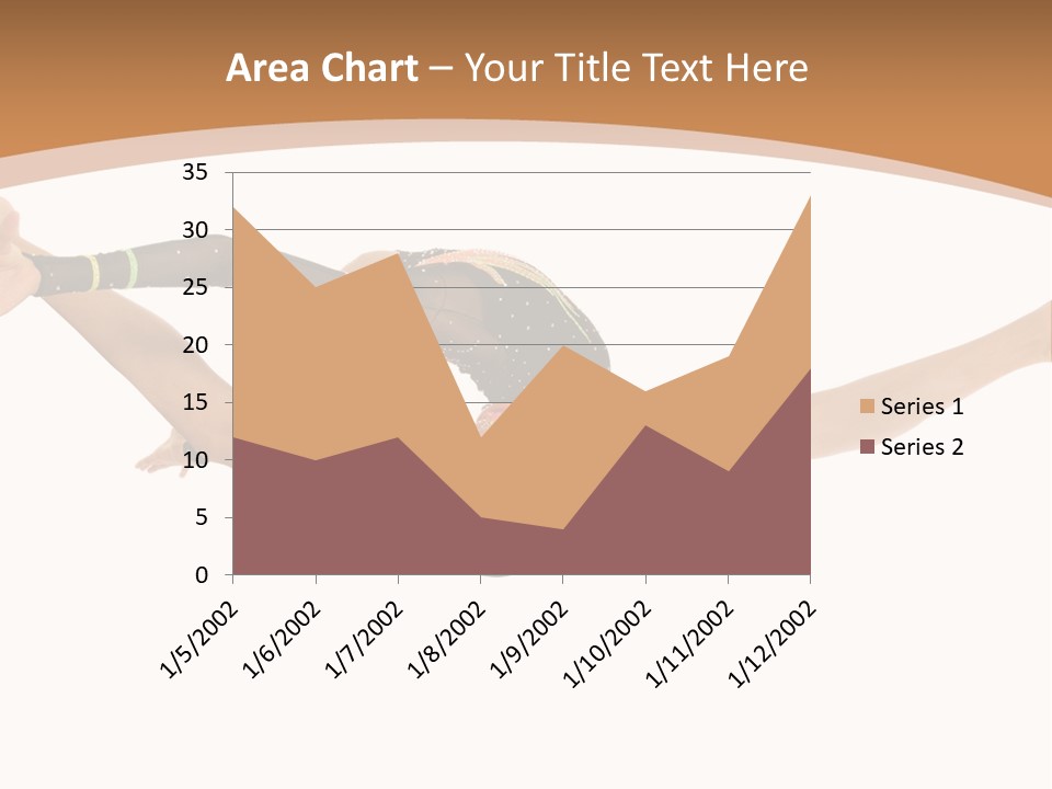 Life Cheerful Girl PowerPoint Template