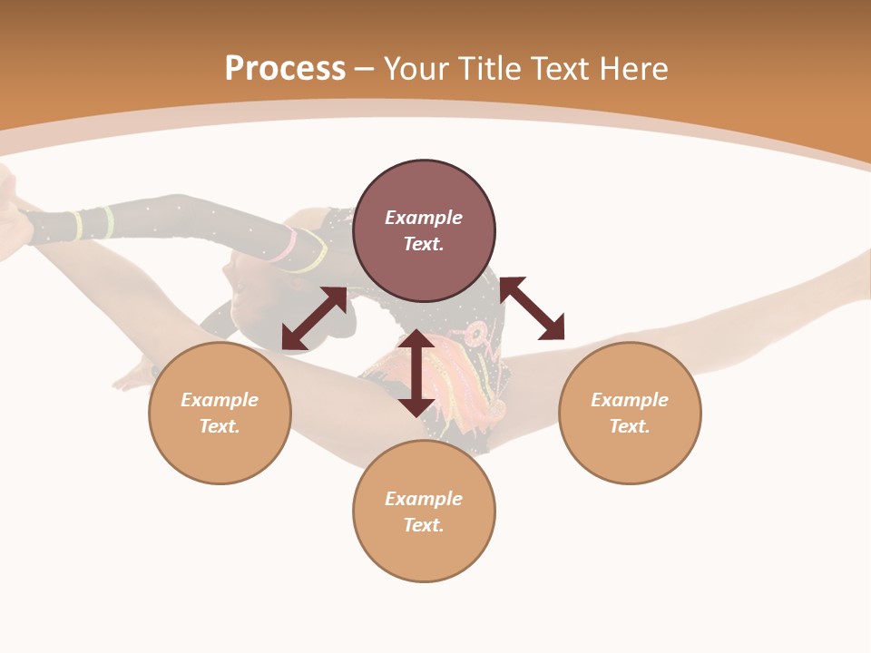 Life Cheerful Girl PowerPoint Template