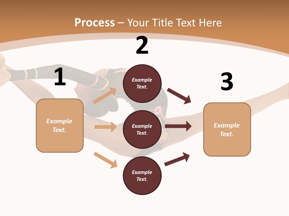 Life Cheerful Girl PowerPoint Template