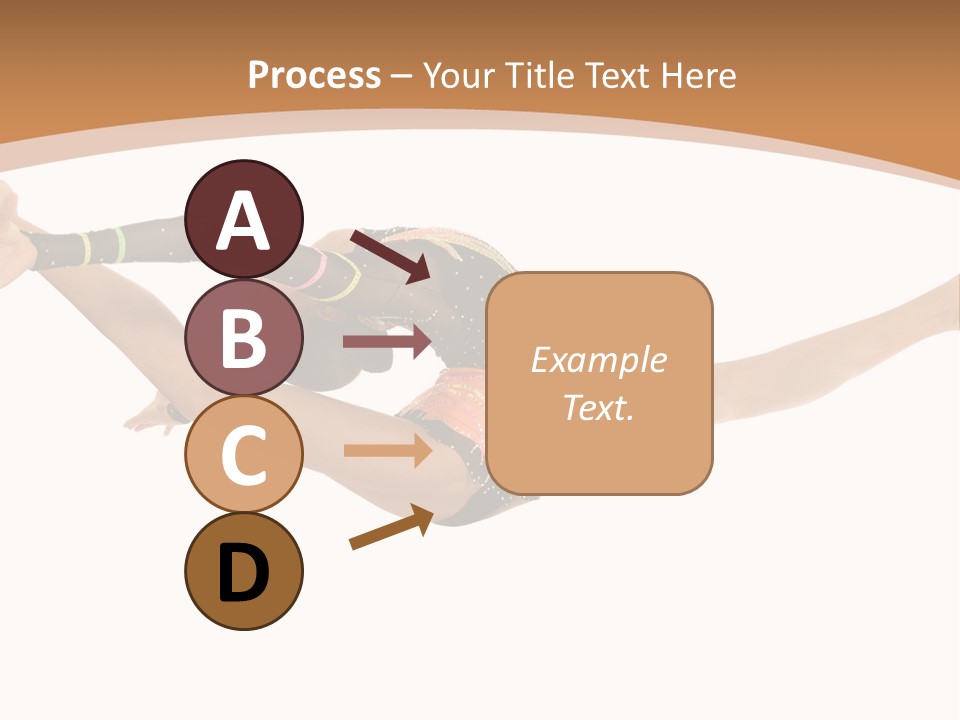 Life Cheerful Girl PowerPoint Template