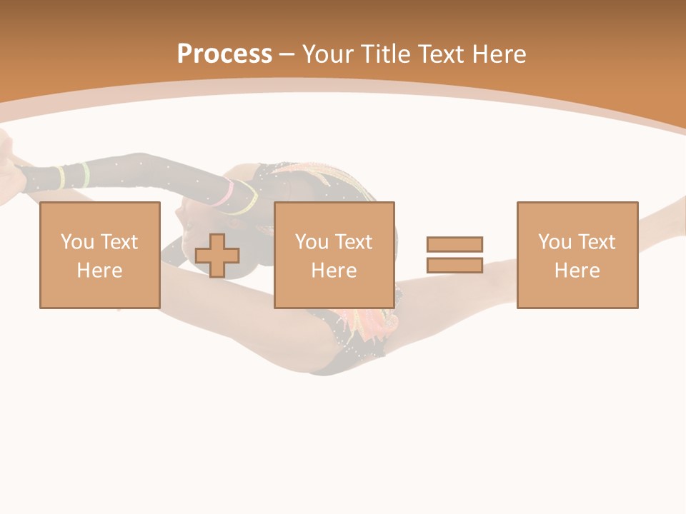 Life Cheerful Girl PowerPoint Template