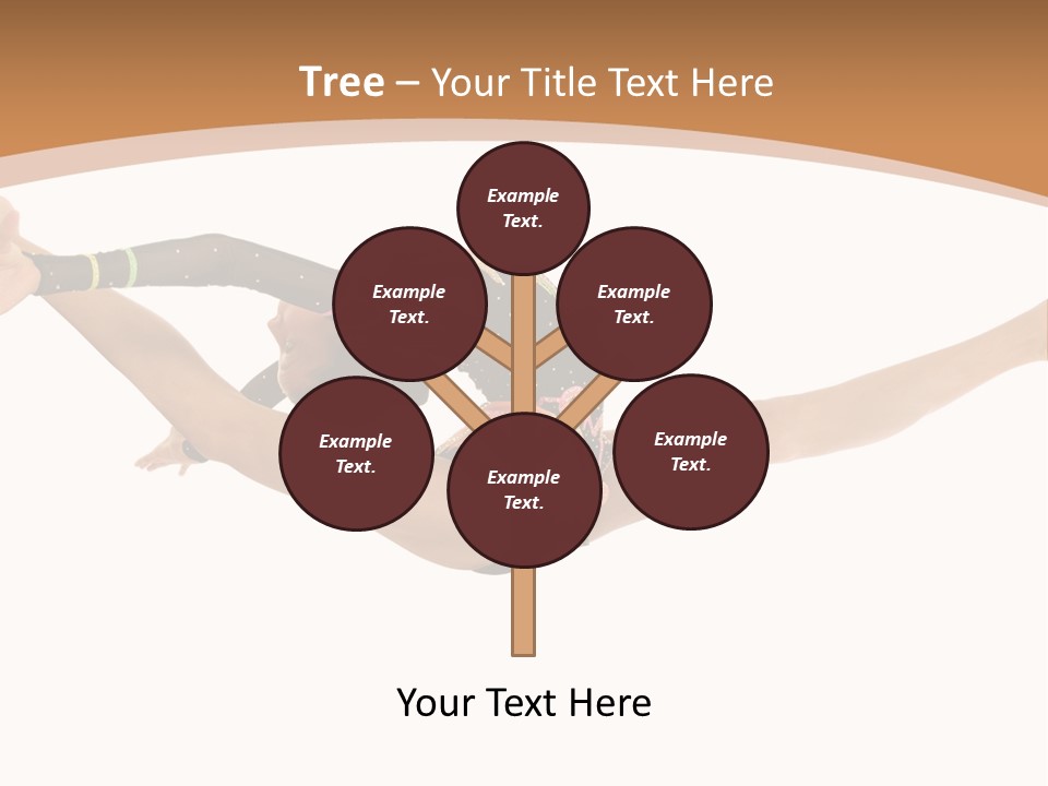 Life Cheerful Girl PowerPoint Template