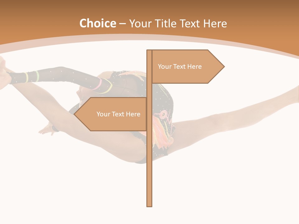 Life Cheerful Girl PowerPoint Template