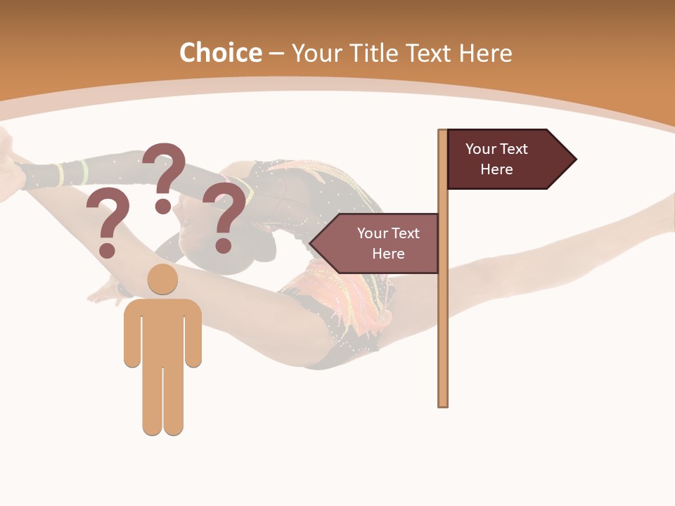 Life Cheerful Girl PowerPoint Template