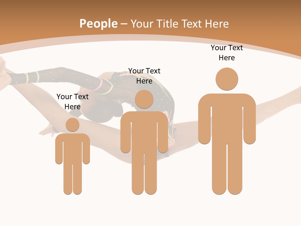 Life Cheerful Girl PowerPoint Template