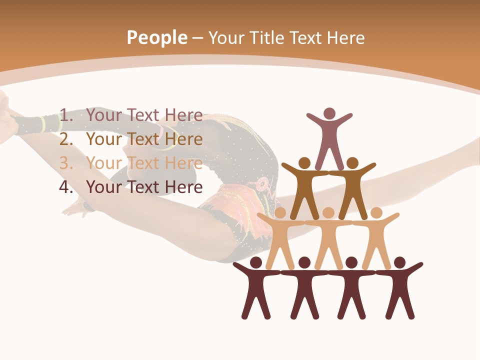 Life Cheerful Girl PowerPoint Template