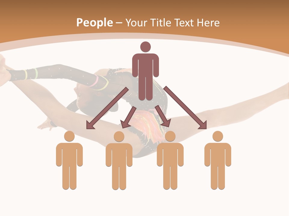 Life Cheerful Girl PowerPoint Template