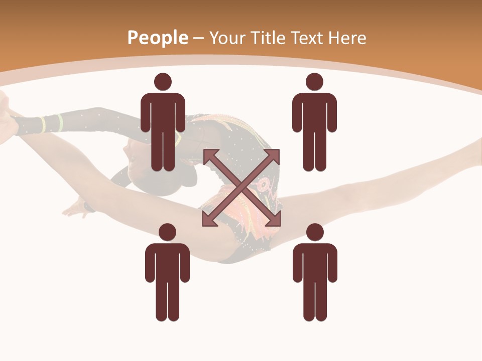 Life Cheerful Girl PowerPoint Template