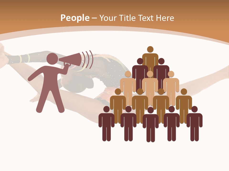 Life Cheerful Girl PowerPoint Template