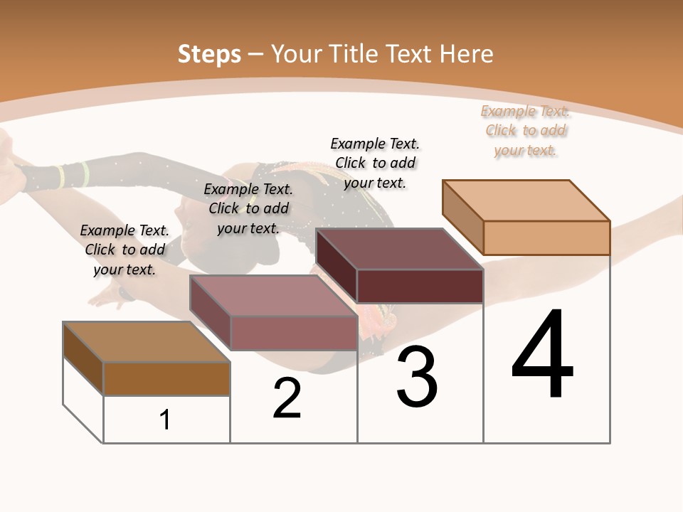 Life Cheerful Girl PowerPoint Template