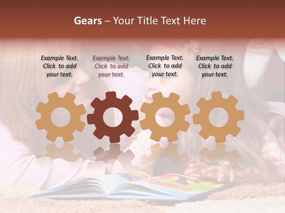 Architecture Night Shoot Bronze PowerPoint Template