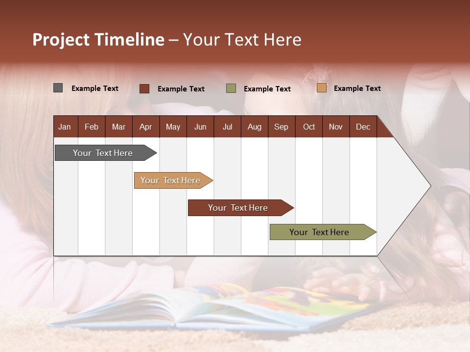 Architecture Night Shoot Bronze PowerPoint Template