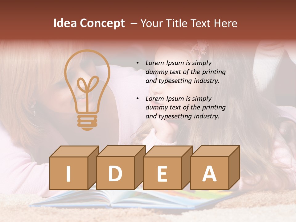 Architecture Night Shoot Bronze PowerPoint Template