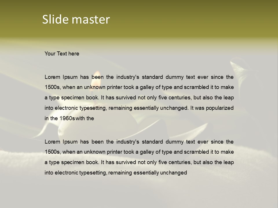 Spa Relax Candle PowerPoint Template