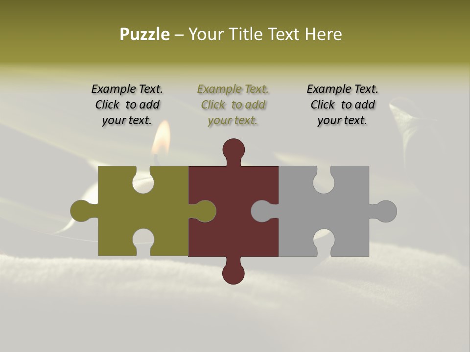 Spa Relax Candle PowerPoint Template