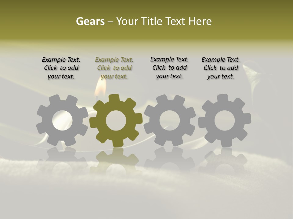 Spa Relax Candle PowerPoint Template