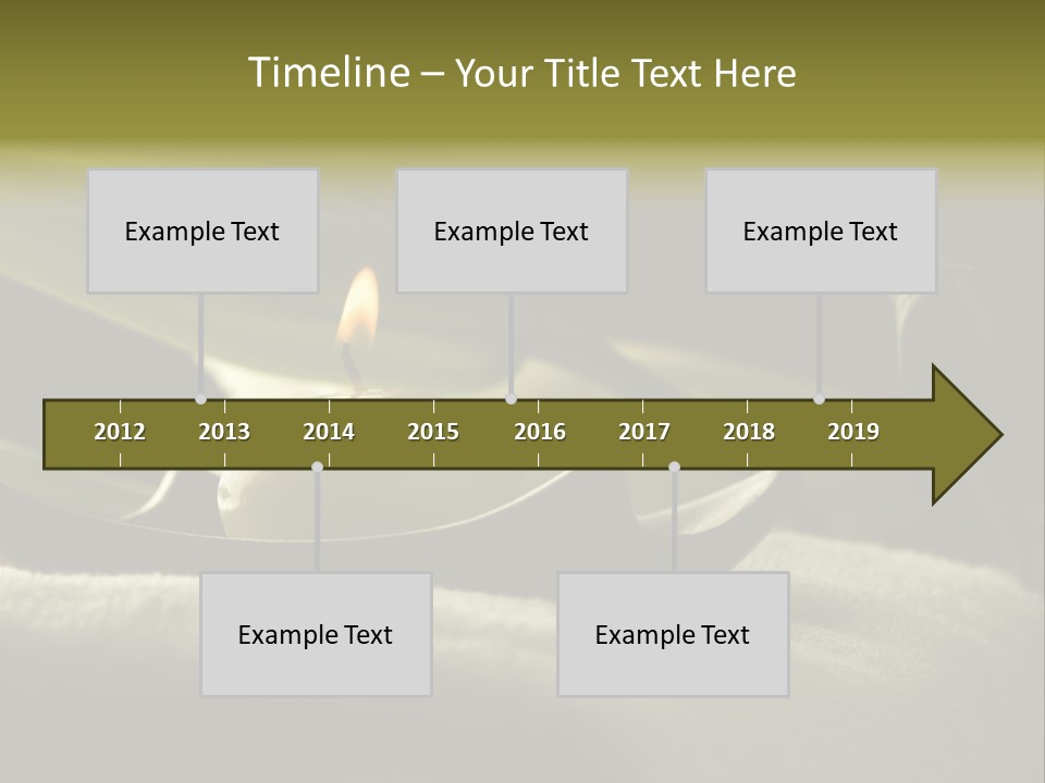 Spa Relax Candle PowerPoint Template
