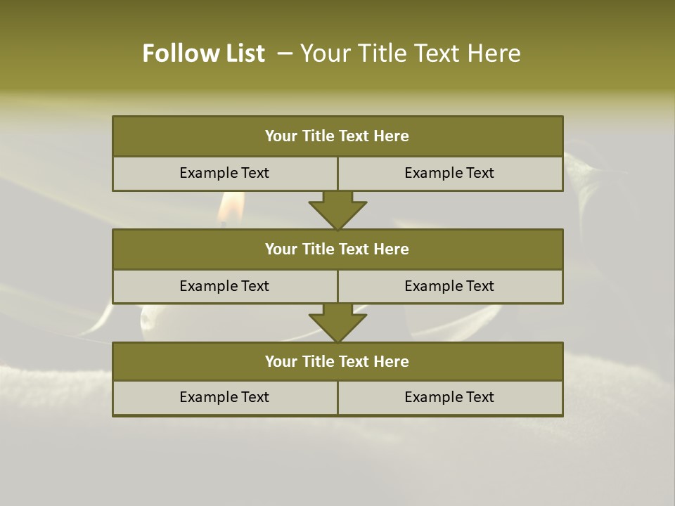 Spa Relax Candle PowerPoint Template