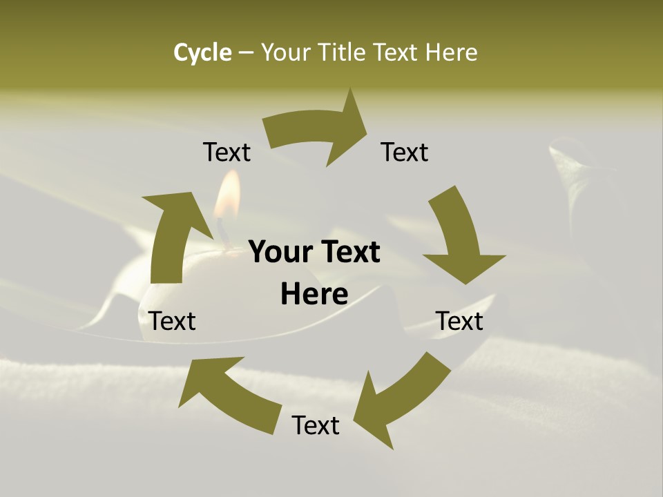 Spa Relax Candle PowerPoint Template