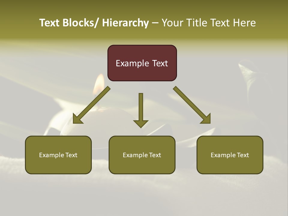 Spa Relax Candle PowerPoint Template