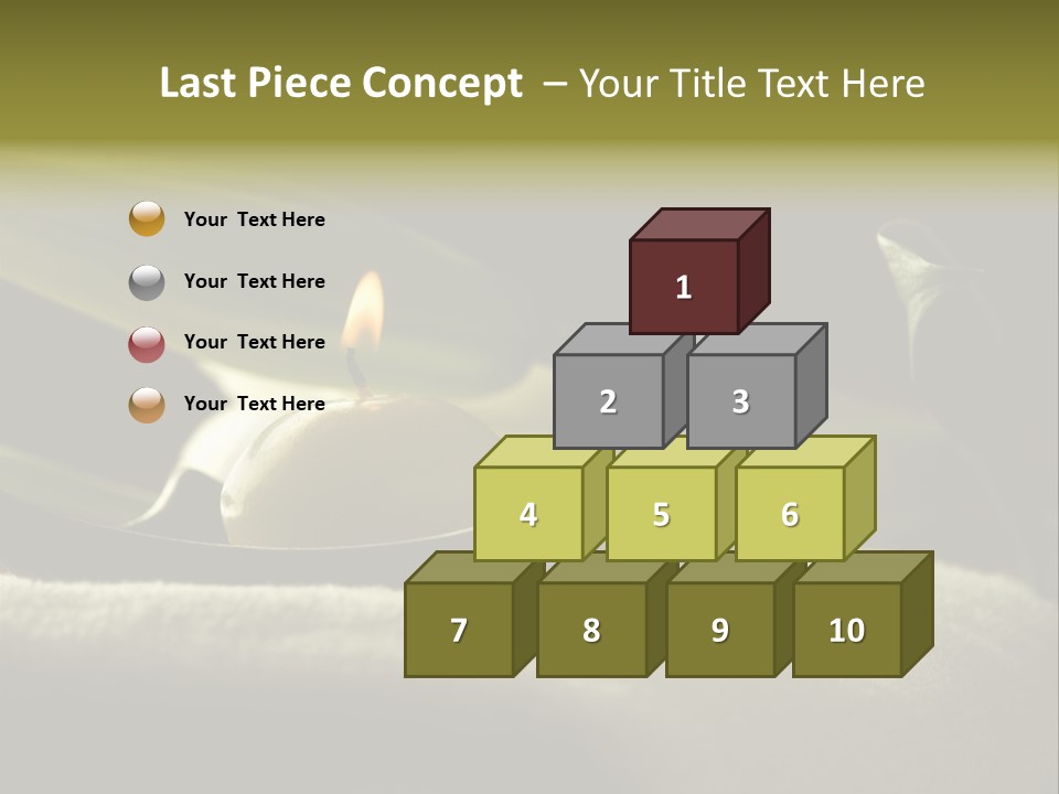 Spa Relax Candle PowerPoint Template