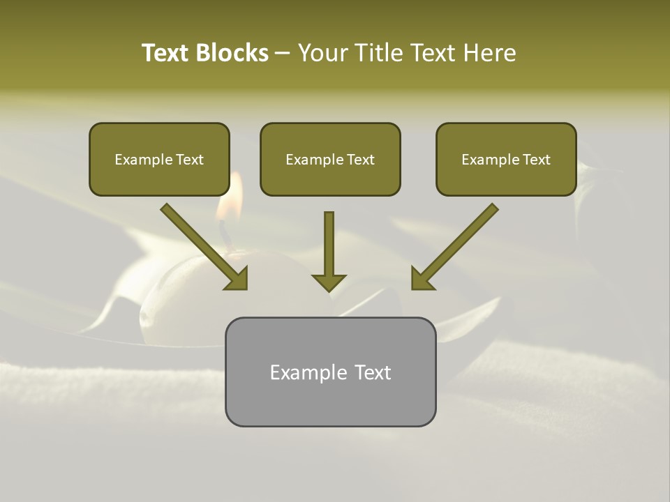 Spa Relax Candle PowerPoint Template