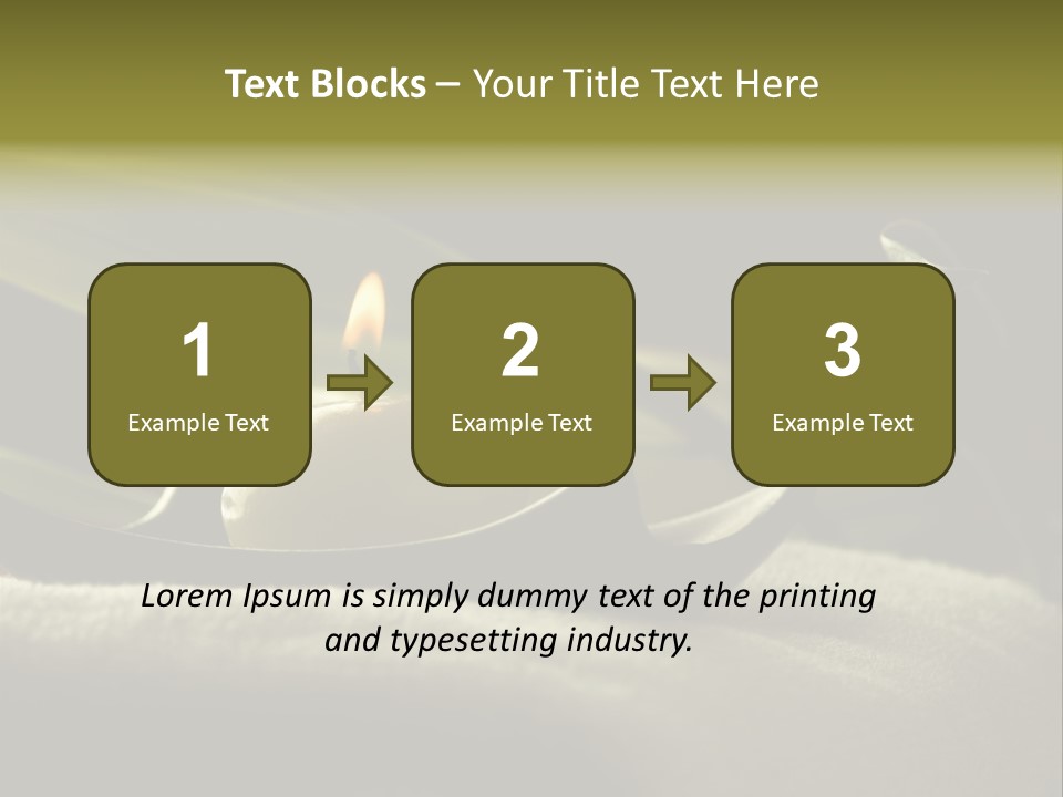Spa Relax Candle PowerPoint Template