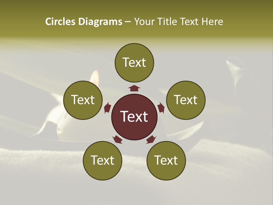 Spa Relax Candle PowerPoint Template