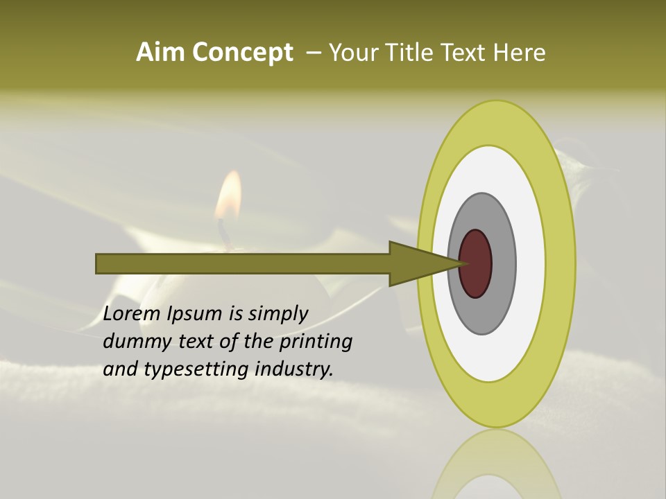 Spa Relax Candle PowerPoint Template