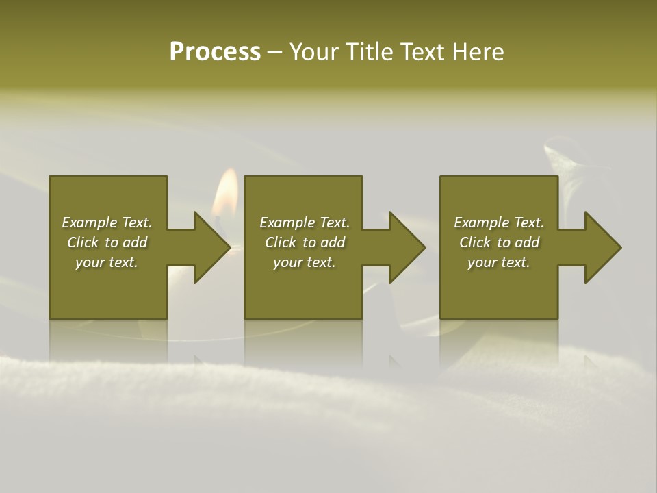 Spa Relax Candle PowerPoint Template