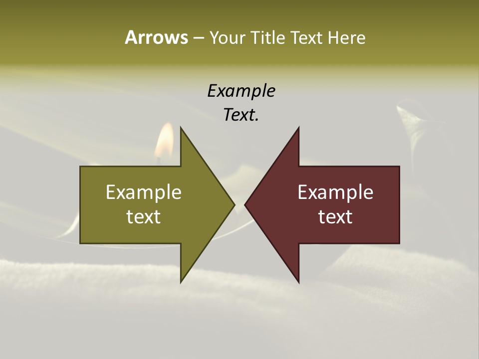 Spa Relax Candle PowerPoint Template